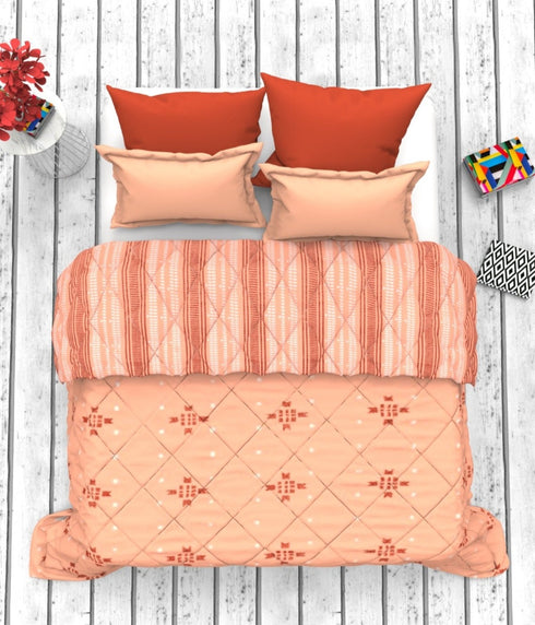 Feather touch 100% cotton soft feel reversible AC comforter -03